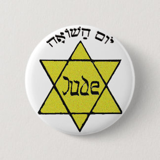 Yom Hashoah 6 Cm Round Badge