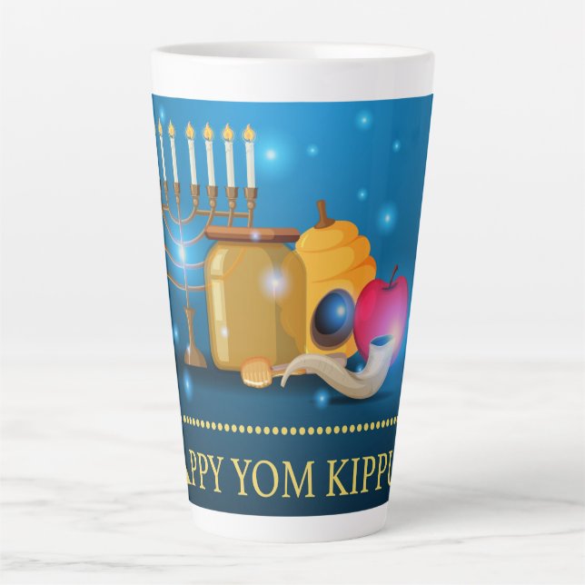 Yom Kippur Latte Mug (Front)