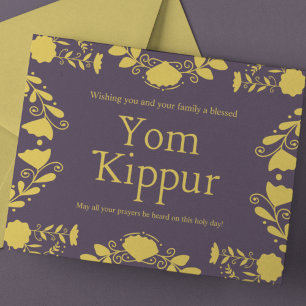 Yom Kippur Postcard
