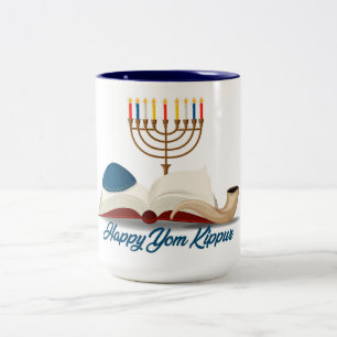Yom Kippur  Two-Tone Coffee Mug