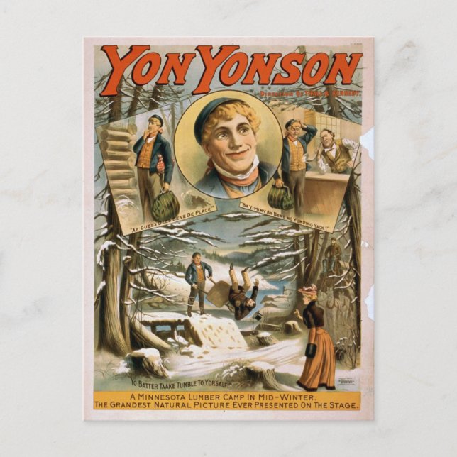 Yon Yonson Postcard (Front)