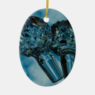 Yonder to the Crystal Blue Skies Ceramic Ornament