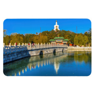 Yongan Bridge White Stupa Magnet