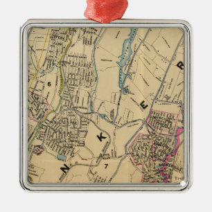 Yonkers, New York 11 Metal Ornament