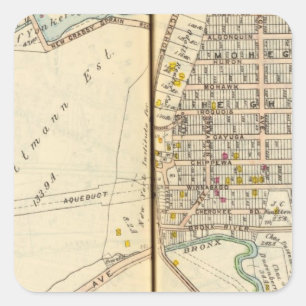 Yonkers, New York 13 Square Sticker