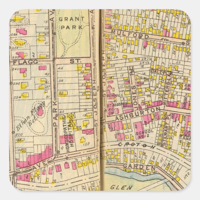 Yonkers, New York 15 Square Sticker (Front)