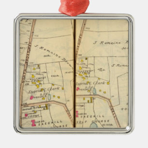 Yonkers, New York 3 Metal Tree Decoration