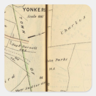 Yonkers, New York 5 Square Sticker