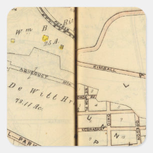 Yonkers, New York 6 Square Sticker