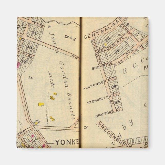 Yonkers, New York 7 Magnet (Front)