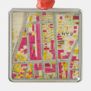 Yonkers, New York 7 Metal Ornament