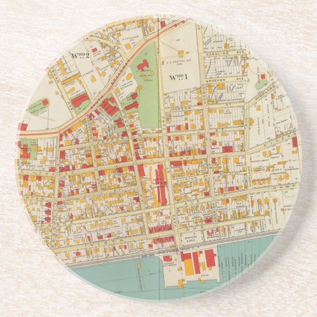 Yonkers New York Coaster (Front)