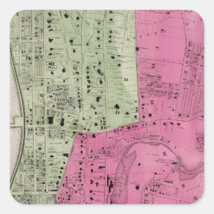 Yonkers, NY Atlas Square Sticker