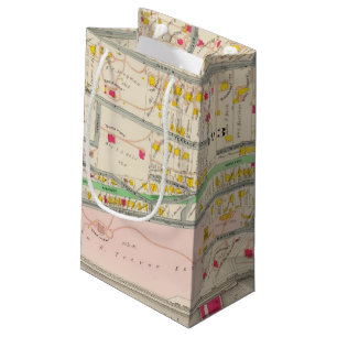 Yonkers NY Map Small Gift Bag