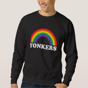 Yonkers Rainbow LGBTQ Gay Pride Lesbians Queer Sweatshirt