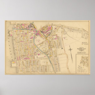 Yonkers wards 1-3, New York Poster
