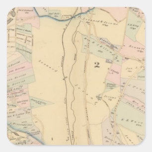 Yonkers wards 1-4, New York Square Sticker