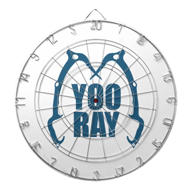 Yoo Ray (Ouray) Ice Climbing Dartboard (Front)