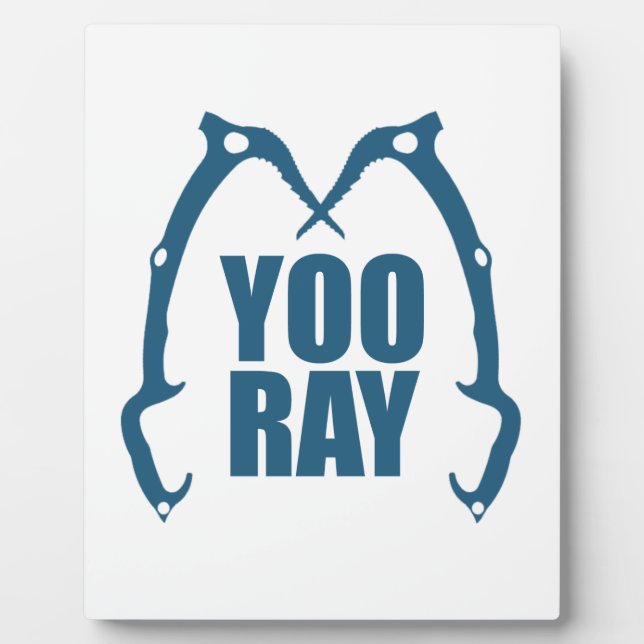 Yoo Ray (Ouray) Ice Climbing Plaque (Front)