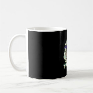 Yooouuu Ghosts Beagle Dog Purple Witch Hat Hallowe Coffee Mug