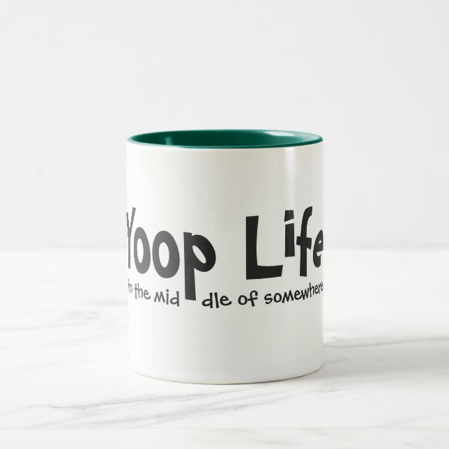 Yoop Life Two-Tone Coffee Mug (Center)