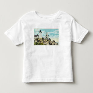 York Beach View of the Nubble Lighthouse Toddler T-Shirt