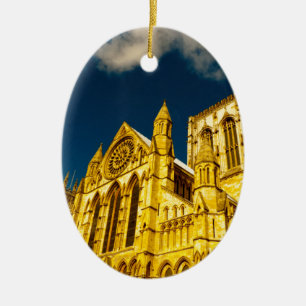 York city Minster enhanced Ceramic Tree Decoration