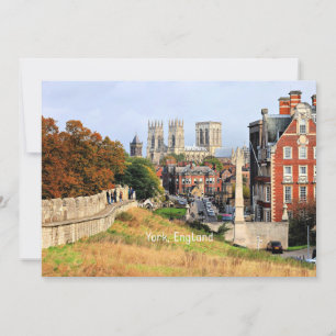 York, England scenic photograph Card