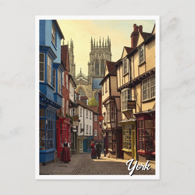 York England Travel Postcard (Front)
