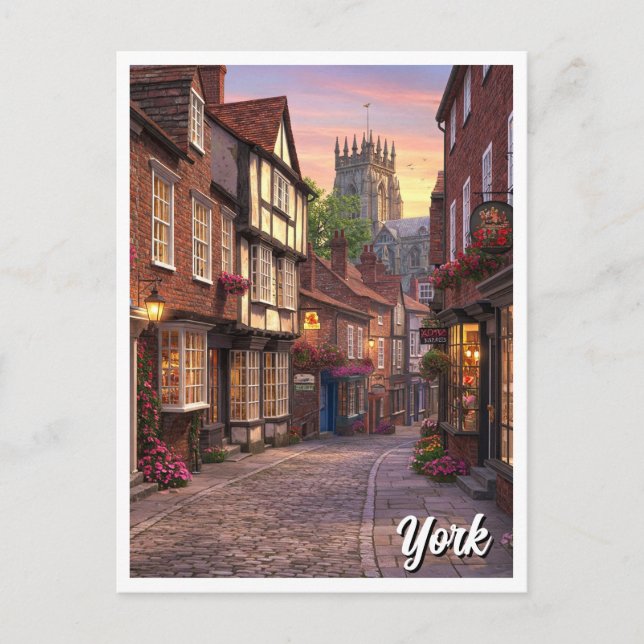York England Travel Postcard (Front)
