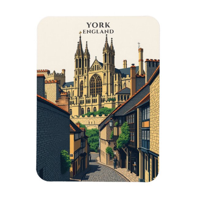 York England UK Travel Historic Magnet (Vertical)
