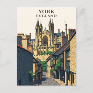 York England UK Travel Historic Postcard