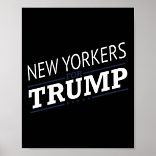 York For Trump 2024 - Second President Election  Poster
