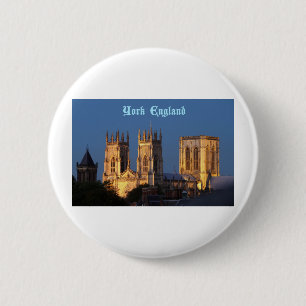 York Minster 6 Cm Round Badge
