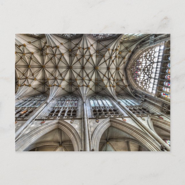 York Minster Cathedral Postcard (Front)