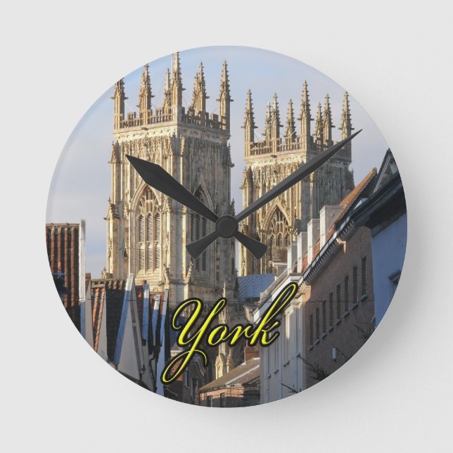 York Minster England Round Clock (Front)