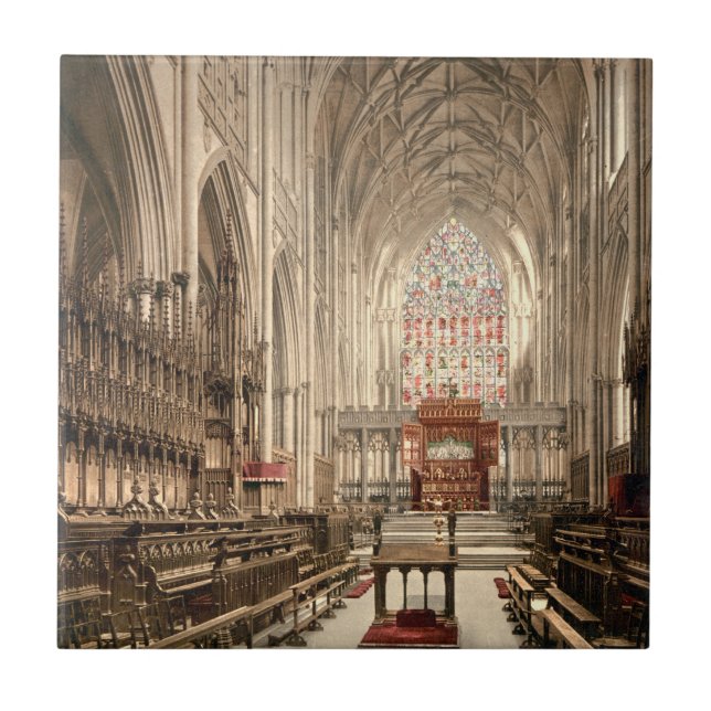 York Minster, York, Yorkshire, England Tile (Front)