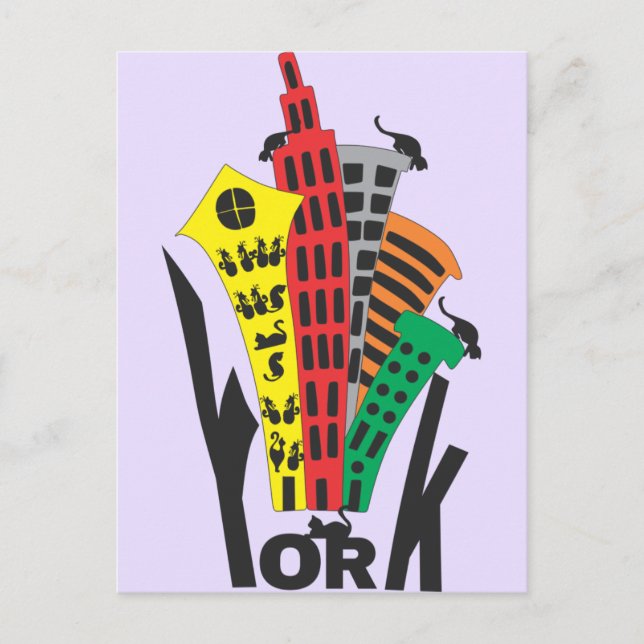 York one postcard (Front)