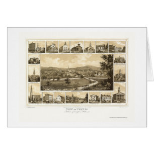 York, PA Panoramic Map - 1852