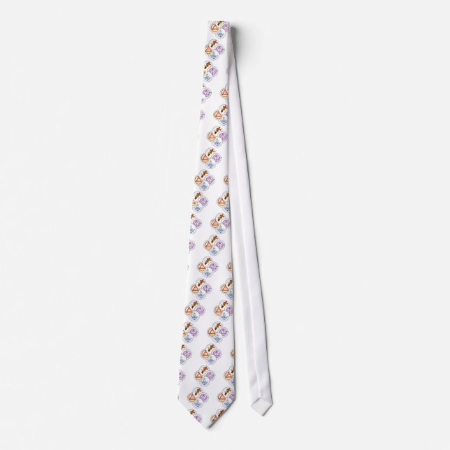 York Rite Digital Pinwheel Tie (Front)