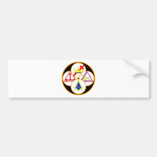 York Rite Mason Bumper Sticker