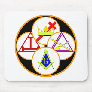 York Rite Mason Mouse Pad