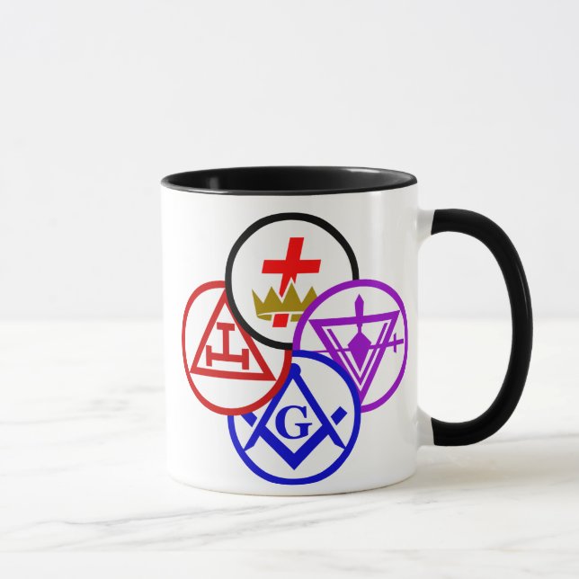 York Rite Pinwheel Mug (Right)