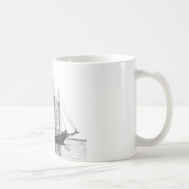 York River Schooner Mug (Right)