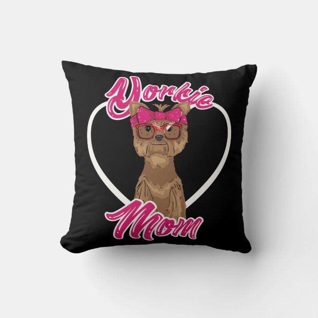 Yorki Mum Cushion (Front)