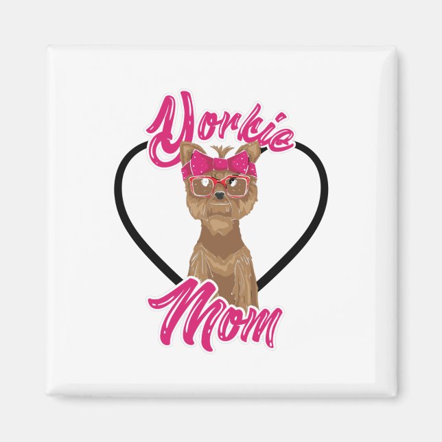 Yorki Mum Magnet (Front)