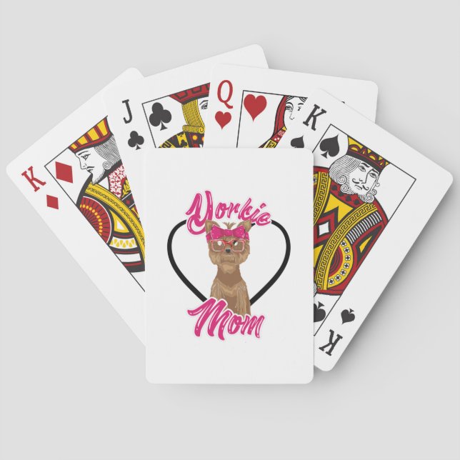 Yorki Mum Playing Cards (Back)