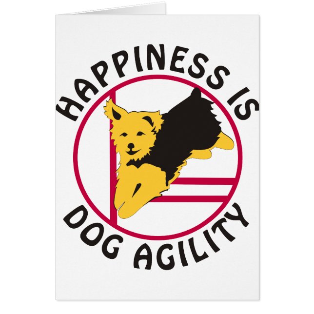 Yorkie Agility Happiness (Front)