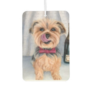 Yorkie Air Freshner Car Air Freshener