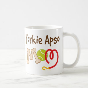 Yorkie Apso Dog Breed Mum Gift Coffee Mug
